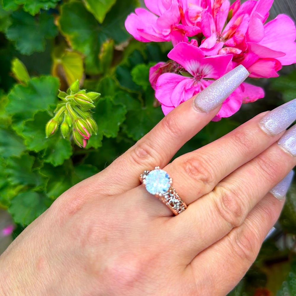 Rose gold ring